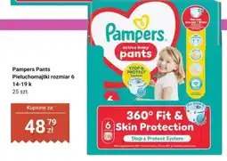 Biedronka Pieluchomajtki Pampers Pants rozmiar 6 oferta