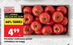 Biedronka Pomidor malinowy polski układany na wagę oferta