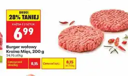 Biedronka Burger wołowy Kraina Mięs oferta