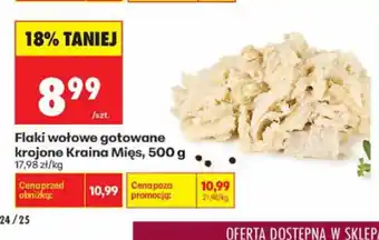 Biedronka Flaki wołowe gotowane krojone Kraina Mięs oferta