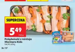 Biedronka Polędwiczki z mintaja Marinero Kids oferta