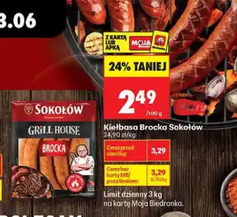 Biedronka Kiełbasa Brocka Sokołów oferta
