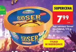 Biedronka Sos serowy Soser Hochland Cheddar oferta