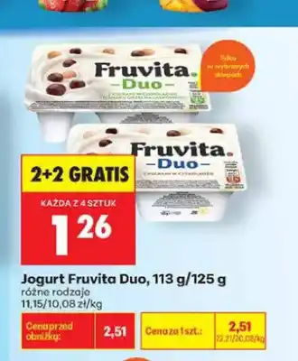 Biedronka Jogurt Fruvita Duo oferta