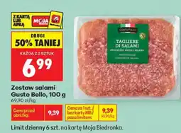Biedronka Zestaw salami Gusto Bello oferta