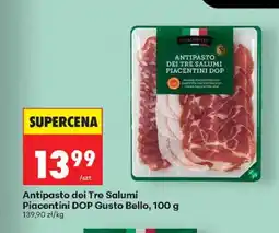 Biedronka Antipasto dei Tre Salumi Piacentini DOP Gusto Bello oferta