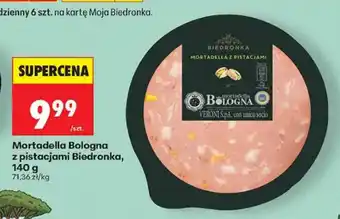 Biedronka Mortadella Bologna z pistacjami Biedronka oferta
