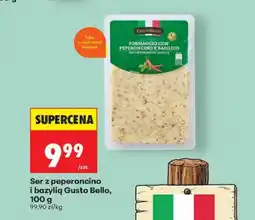 Biedronka Ser z peperoncino i bazylią Gusto Bello oferta