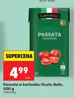 Biedronka Passata w kartoniku Gusto Bello oferta