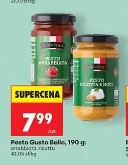 Biedronka Pesto ricotta Gusto Bello oferta