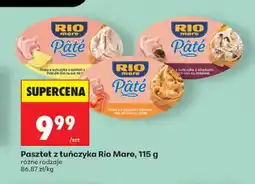 Biedronka Pasztet z tuńczyka z sokiem z cytryny Rio Mare oferta