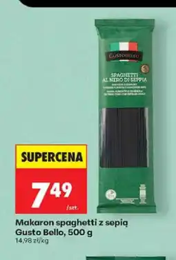 Biedronka Makaron spaghetti z sepią Gusto Bello oferta