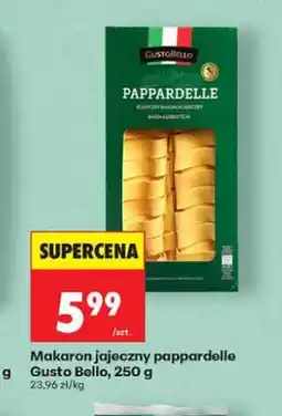 Biedronka Makaron jajeczny pappardelle Gusto Bello oferta