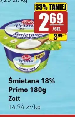 API MARKET Zott Primo Śmietana 18% oferta