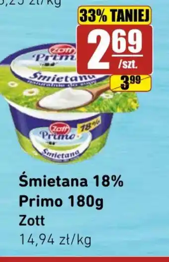API MARKET Zott Primo Śmietana 18% oferta