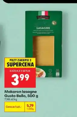 Biedronka Makaron lasagne Gusto Bello oferta