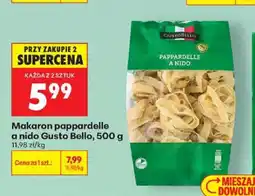 Biedronka Makaron pappardelle a nido Gusto Bello oferta