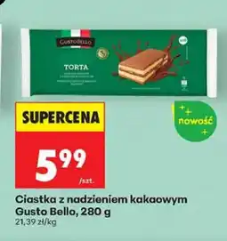 Biedronka Ciastka z nadzieniem kakaowym Gusto Bello oferta