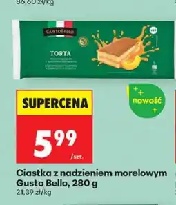Biedronka Ciastka z nadzieniem morelowym Gusto Bello oferta