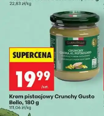 Biedronka Krem pistacjowy Crunchy Gusto Bello oferta