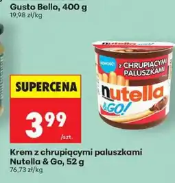 Biedronka Krem z chrupiącymi paluszkami Nutella & Go! oferta