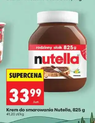 Biedronka Krem do smarowania Nutella oferta