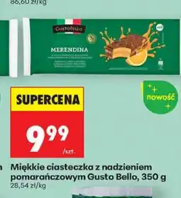Biedronka Miękkie ciasteczka z nadzieniem pomarańczowym Gusto Bello oferta