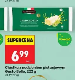 Biedronka Ciastka z nadzieniem pistacjowym Gusto Bello oferta