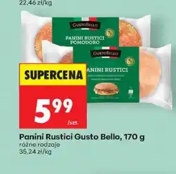Biedronka Panini Rustici Gusto Bello oferta