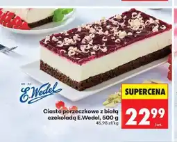 Biedronka Ciasto porzeczkowe z białą czekoladą E.Wedel oferta