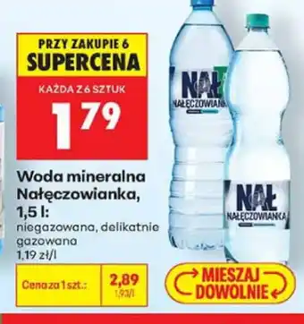 Biedronka Woda mineralna niegazowana Nałęczowianka oferta