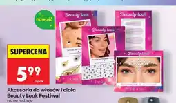 Biedronka Akcesoria do włosów i ciała Beauty Look Festiwal oferta
