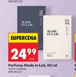 Biedronka Perfumy Made in Lab oferta