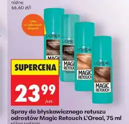 Biedronka Spray do błyskawicznego retuszu odrostów L'Oreal Magic Retouch oferta