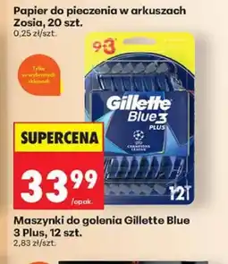 Biedronka Maszynki do golenia Gillette Blue 3 Plus 12-pak oferta