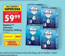Biedronka Mleko modyfikowane Bebilon Advance Pronutra 2 oferta