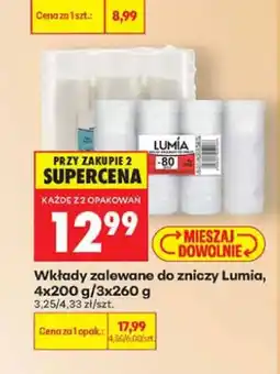Biedronka Wkłady zalewane do zniczy Lumia 4-pak oferta