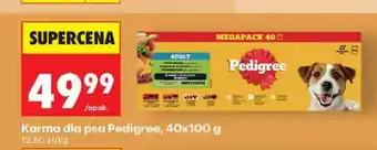 Biedronka Karma dla psa Pedigree 40-pak oferta