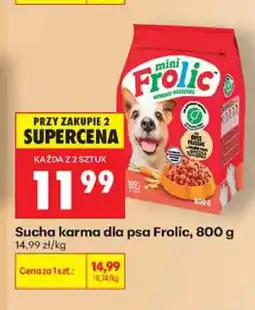 Biedronka Sucha karma dla psa Frolic oferta