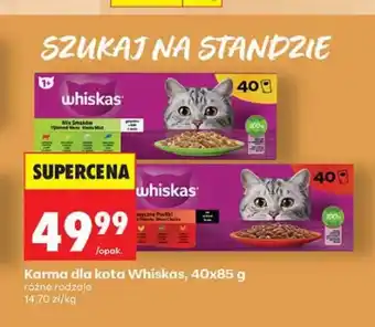 Biedronka Karma dla kota Whiskas 40-pak oferta