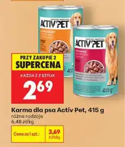 Biedronka Karma dla psa Activ Pet oferta
