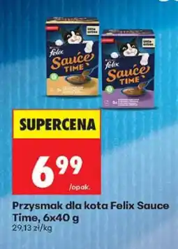 Biedronka Przysmak dla kota Felix Sauce Time 6-pak oferta