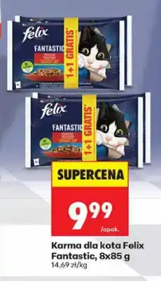 Biedronka Karma dla kota Felix Fantastic 8-pak oferta