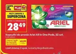 Biedronka Kapsułki do prania Ariel All in One Pods 22-pak oferta