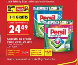 Biedronka Kapsułki do prania Persil Power Caps Color oferta