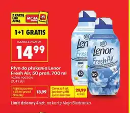 Biedronka Płyn do płukania Lenor Fresh Air Sensitive oferta