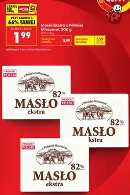 Biedronka Masło ekstra z Polskiej Mleczarni oferta