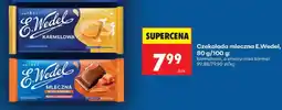 Biedronka Czekolada mleczna o smaku miso karmel E.Wedel oferta