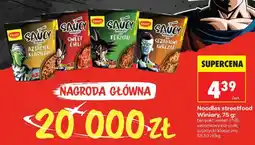 Biedronka Noodles streetfood Winiary Saucy Noodles Azjatycki Klasyczny oferta