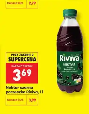 Biedronka Nektar czarna porzeczka Riviva oferta